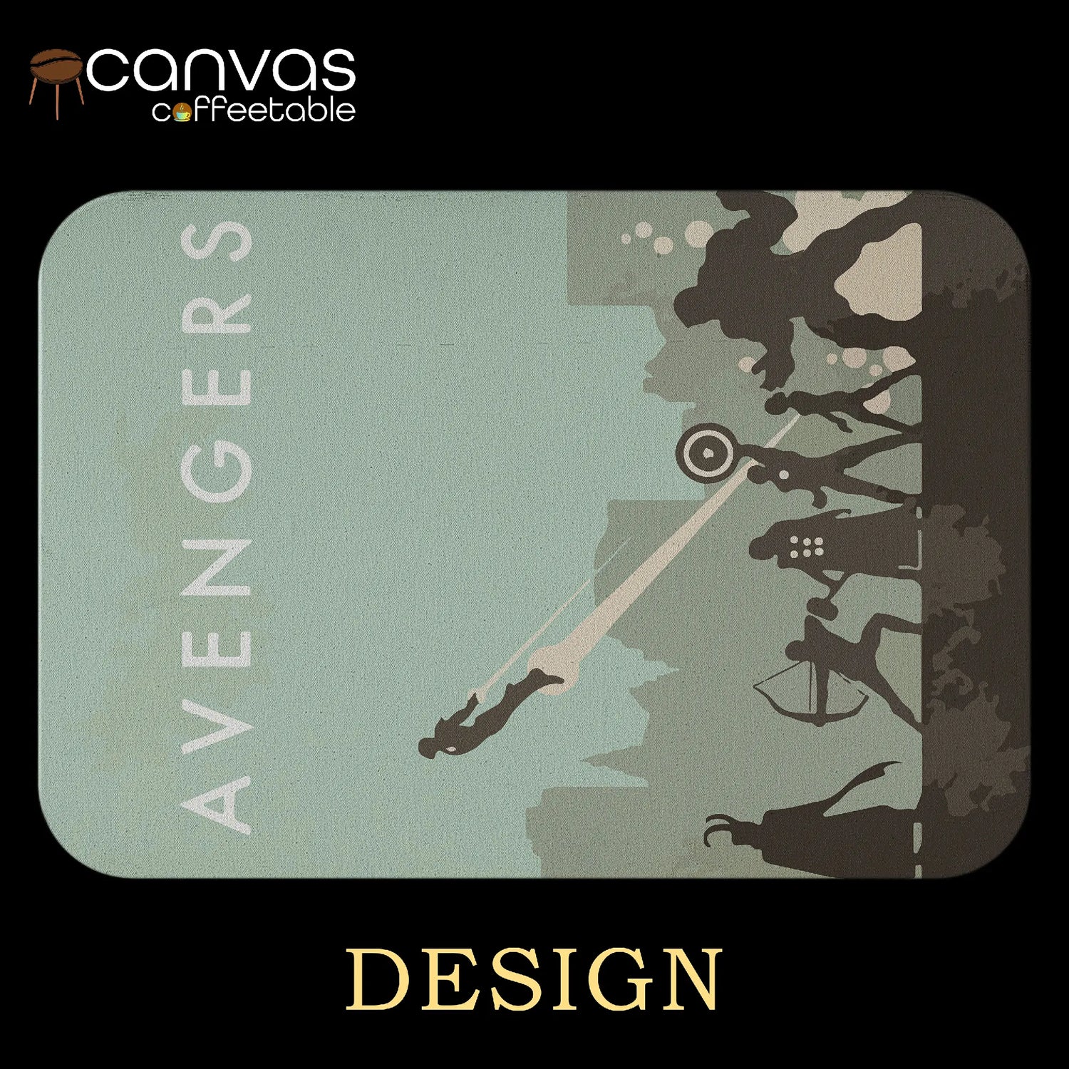 Avengers Unite – Minimalist Hero Tribute Table