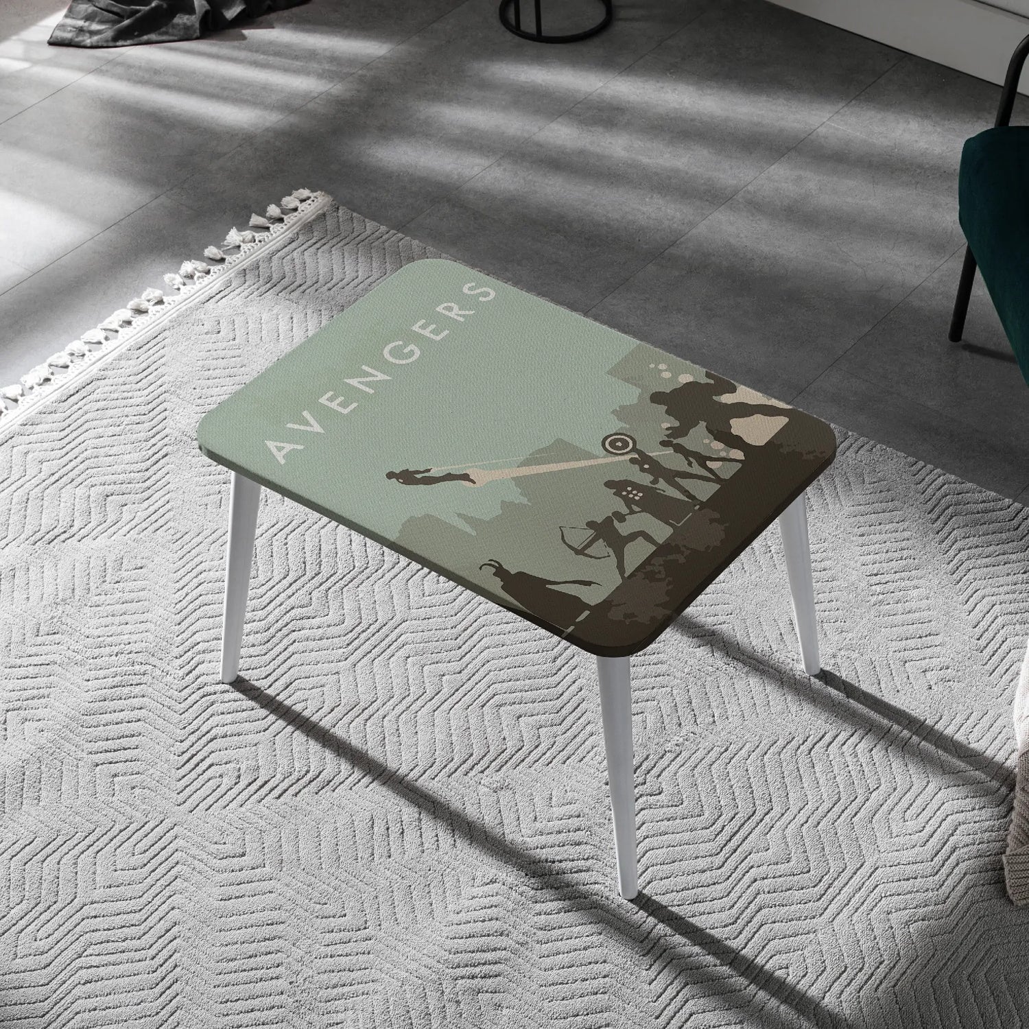 Avengers Unite – Minimalist Hero Tribute Table
