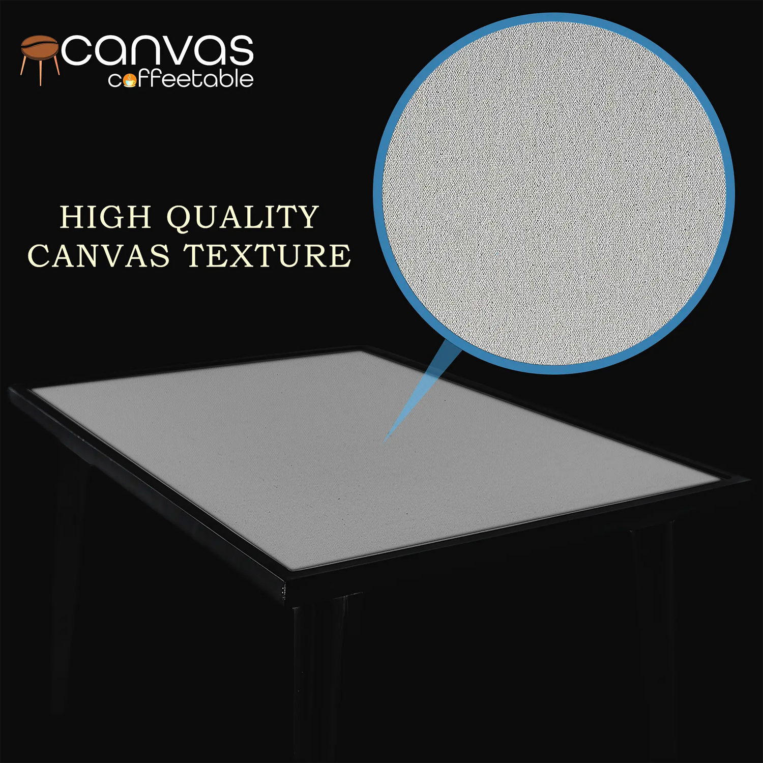 🎨 Blank Canvas Top – Your Artwork, Your Table