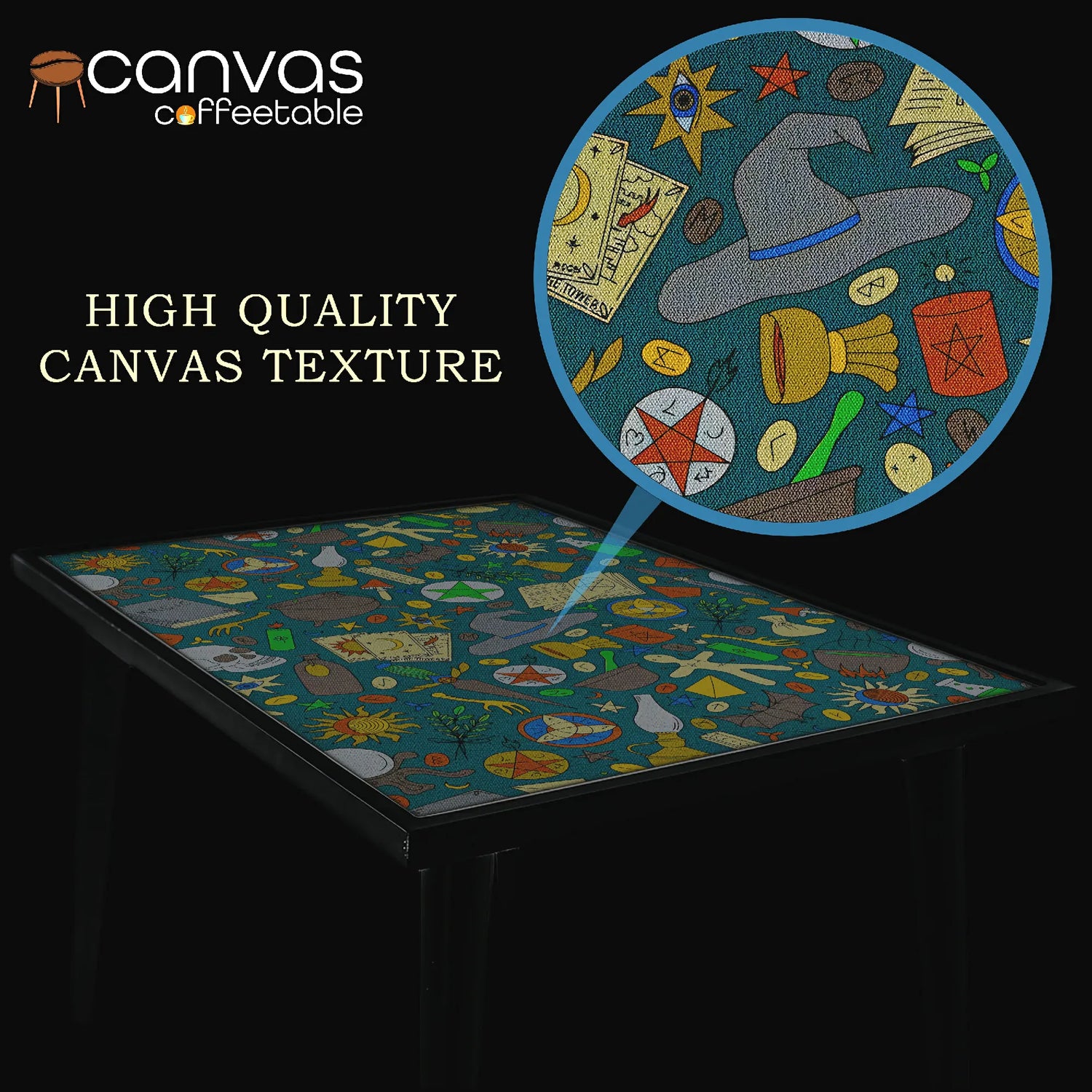 Arcane Ritual Canvas Coffee Table