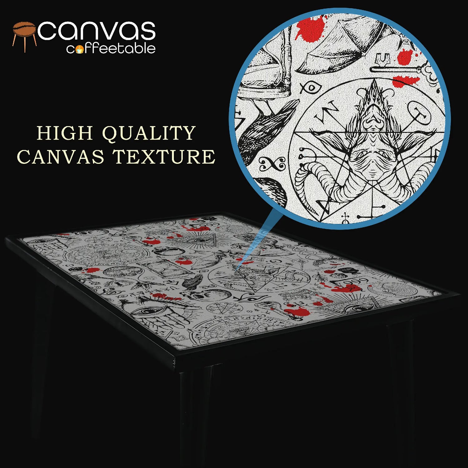 Fantasy Magic Canvas Table