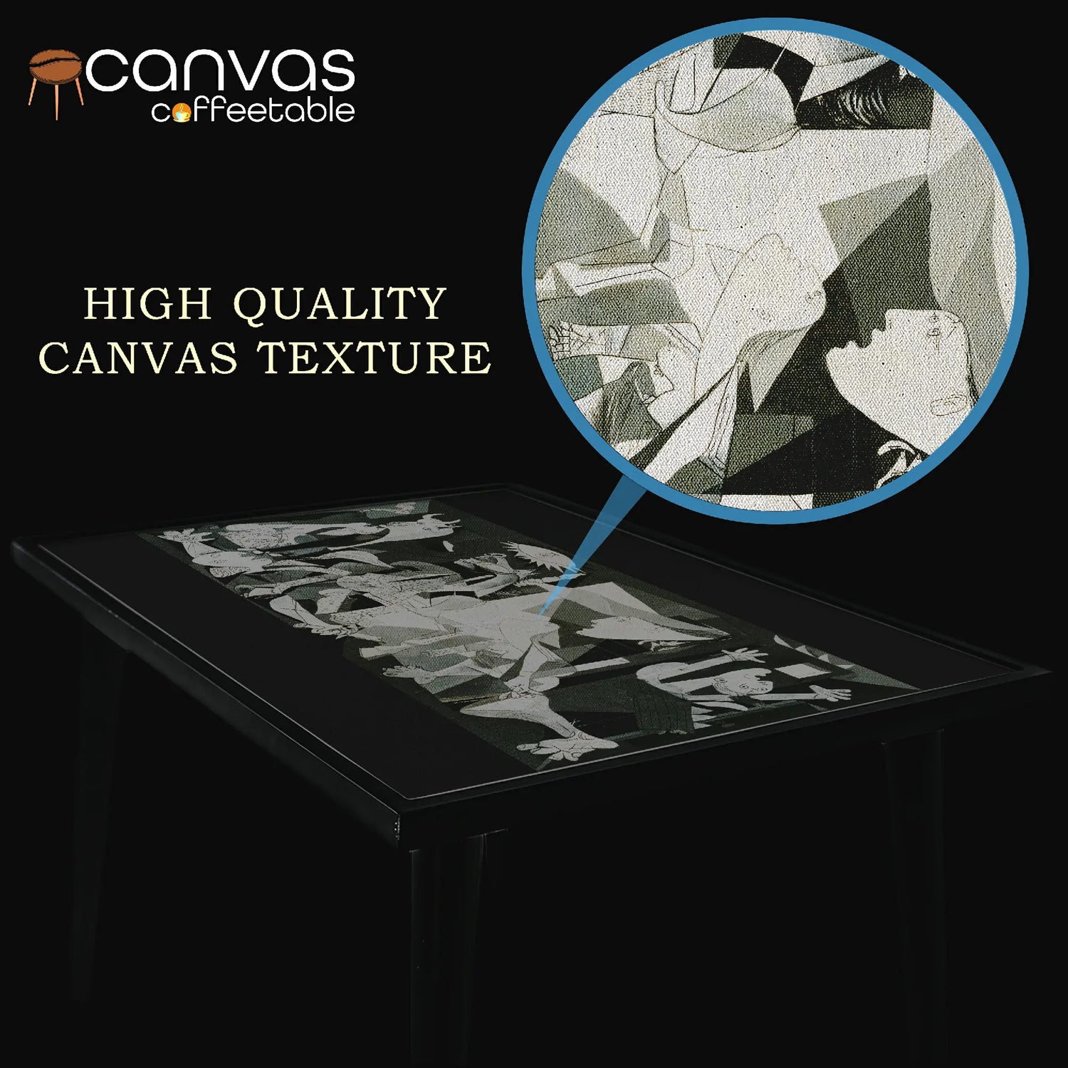 “Guernica” by Picasso – Modern Art Canvas Coffee Table