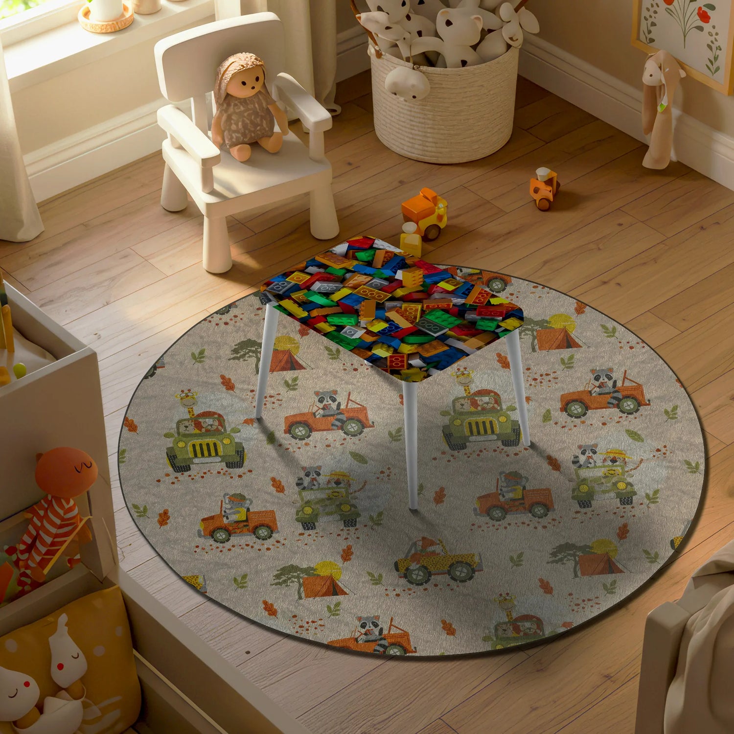 Brick by Brick – A Builder’s Dream Canvas Table