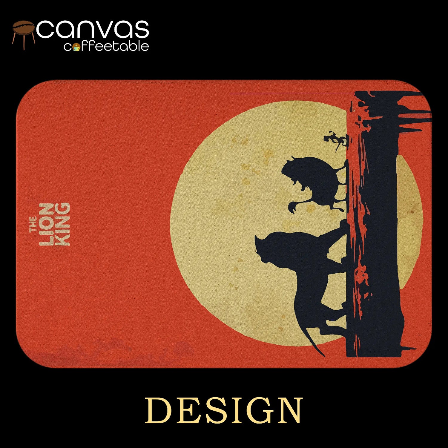The Lion King Canvas Coffee Table