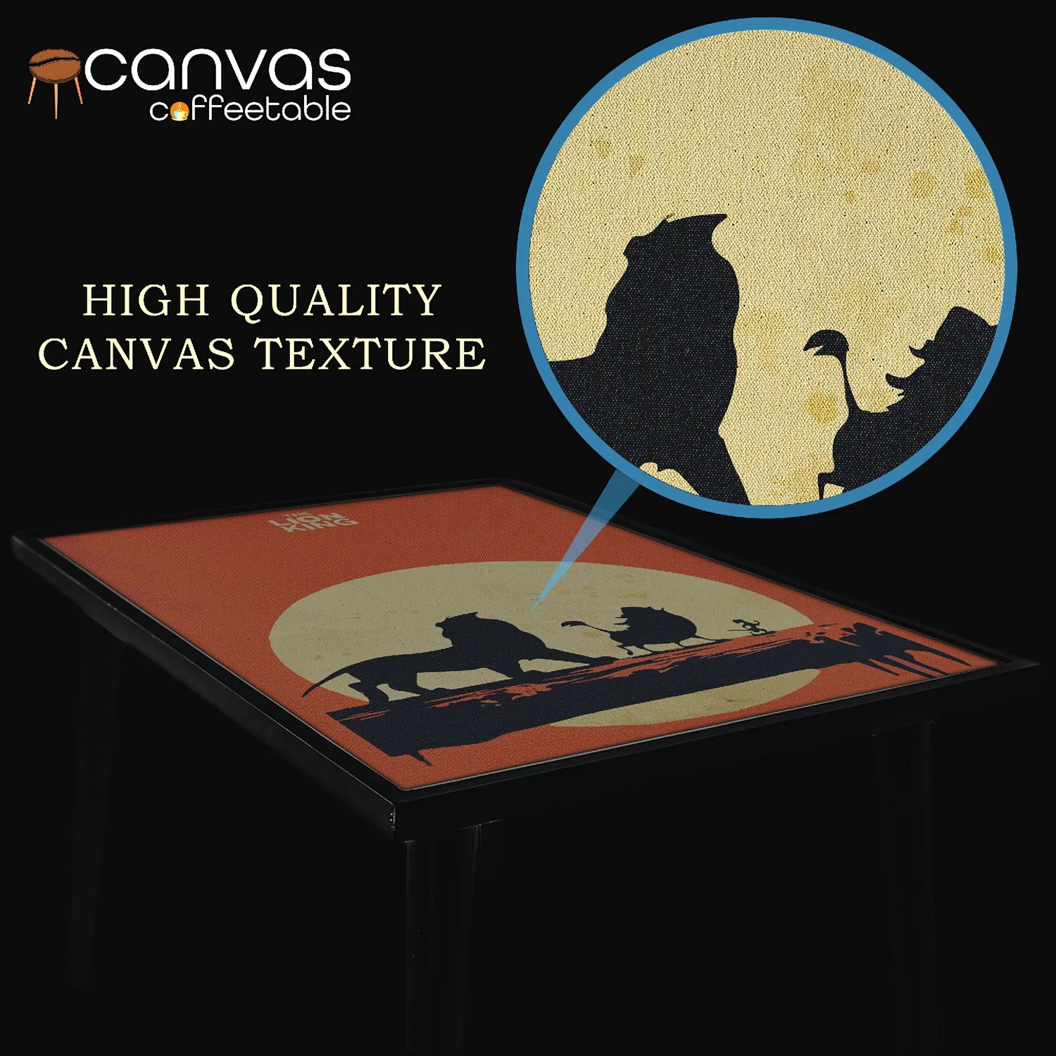 The Lion King Canvas Coffee Table