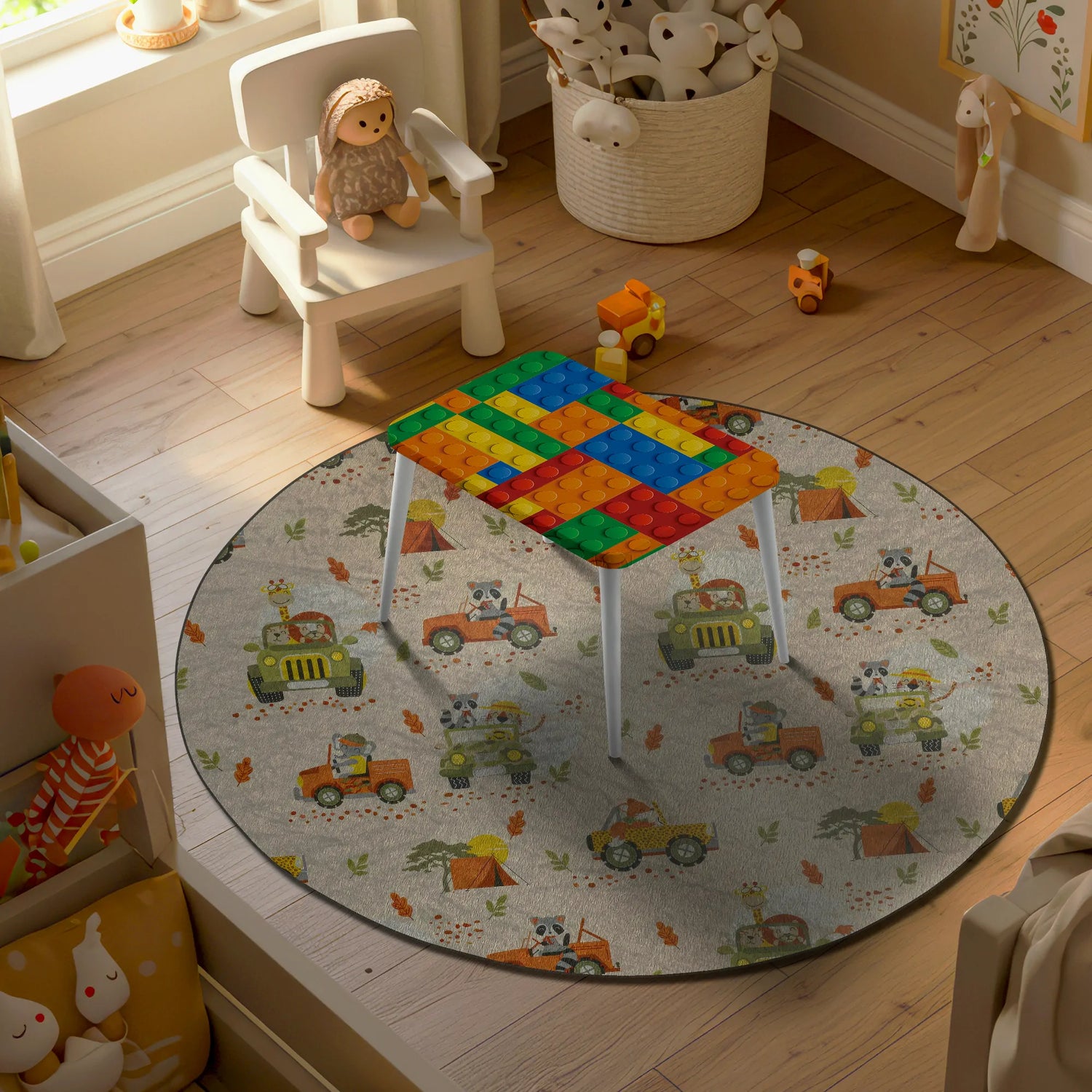Block Party – Color Pop Canvas Table for Builders
