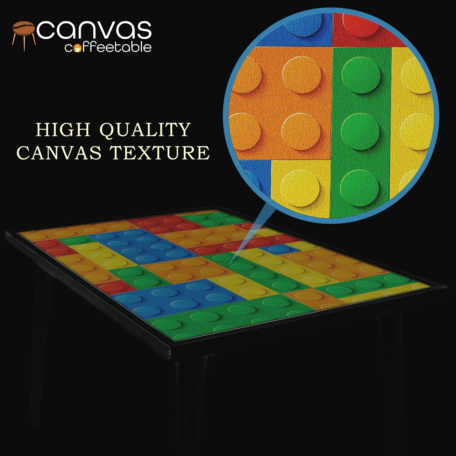 Block Party – Color Pop Canvas Table for Builders