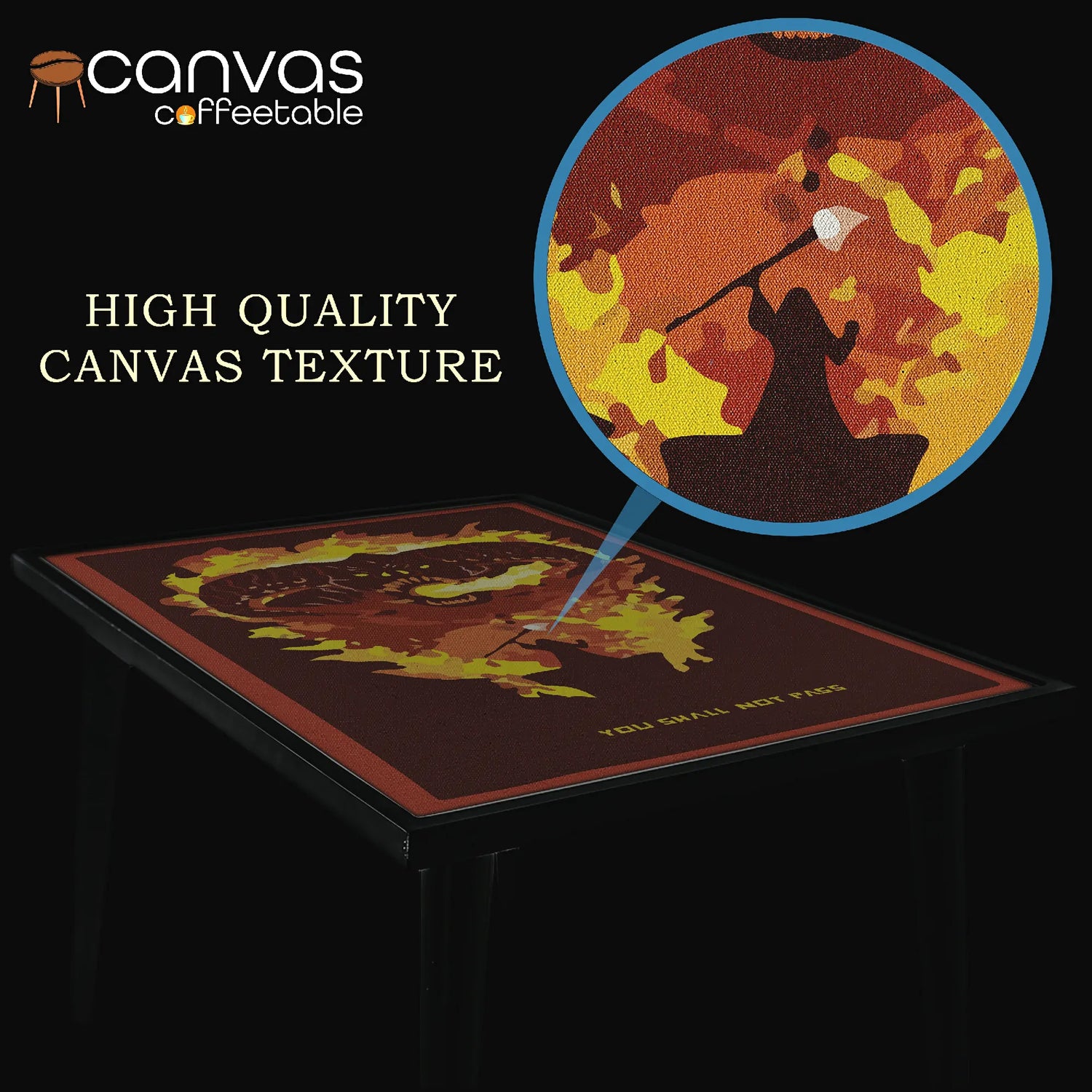 You Shall Not Pass – Fiery Balrog Inspired Coffee Table