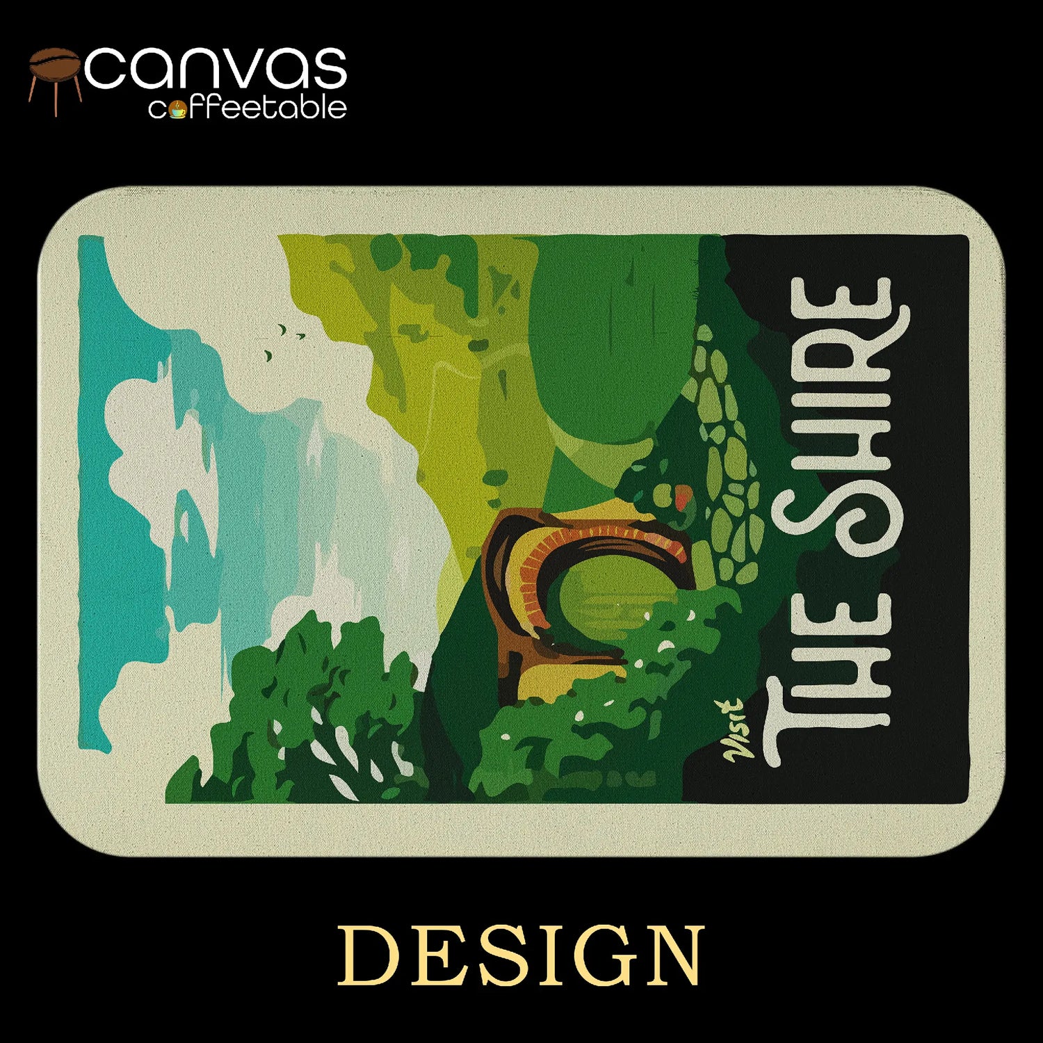 The Shire Coffee Table – Hobbit Hole Design Inspired by Middle Earth