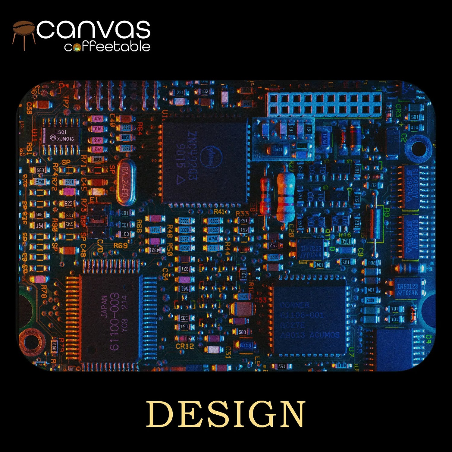 Circuit Board Coffee Table – Realistic Mainboard Design