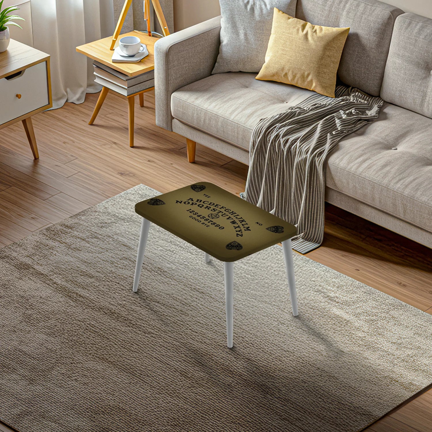 Ouija-Style Canvas Coffee Table