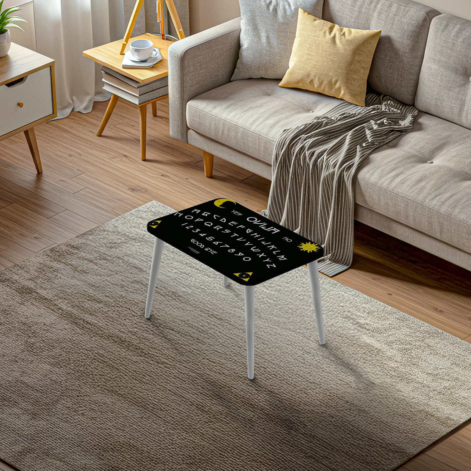 Ouija Style – Occult Theme Canvas Table