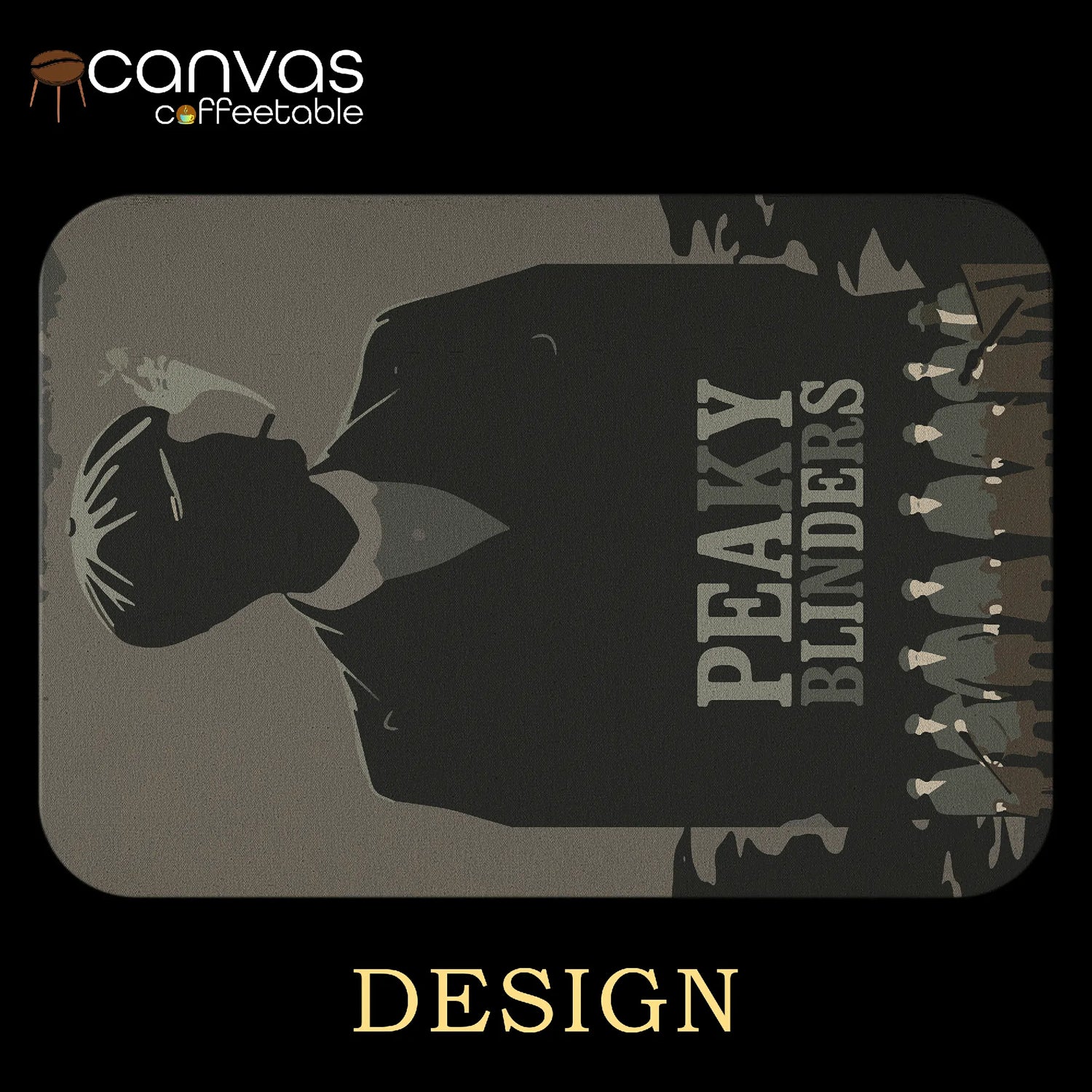 Peaky Blinders – By Order of the Table" Canvas Coffee Table