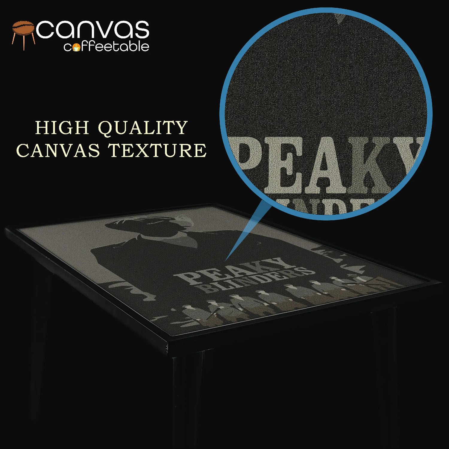 Peaky Blinders – By Order of the Table" Canvas Coffee Table