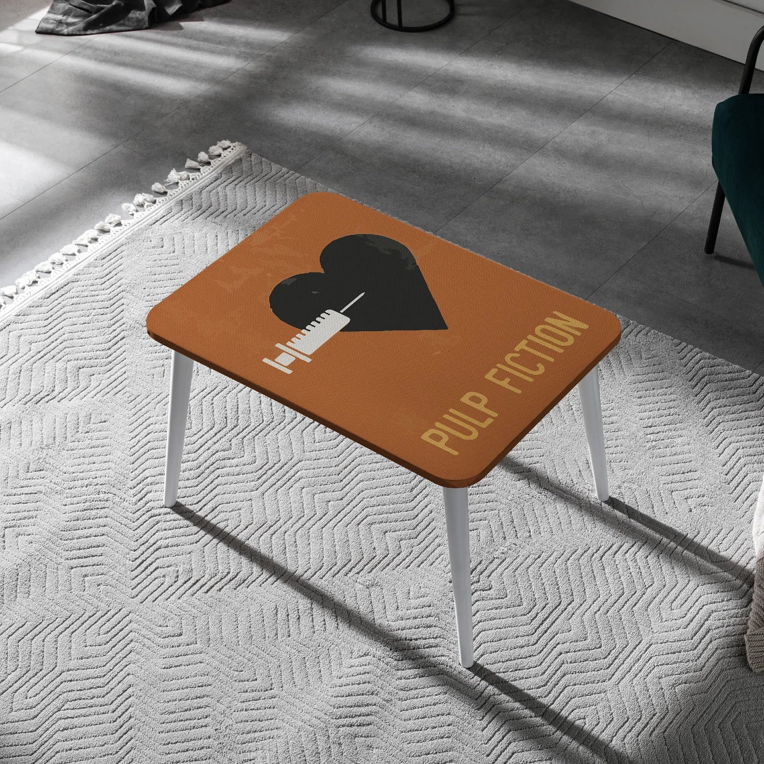 Pulp Fiction – "Shot to the Heart" Canvas Coffee Table