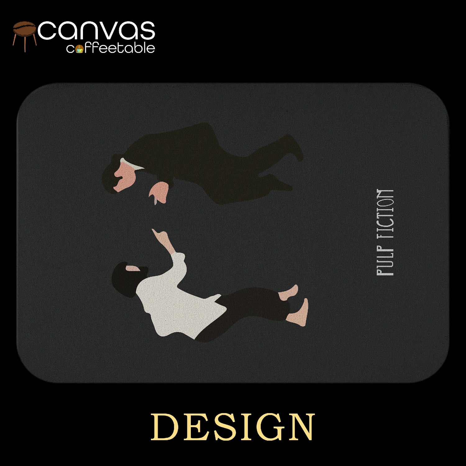 Pulp Fiction – Twist Royale" Canvas Coffee Table