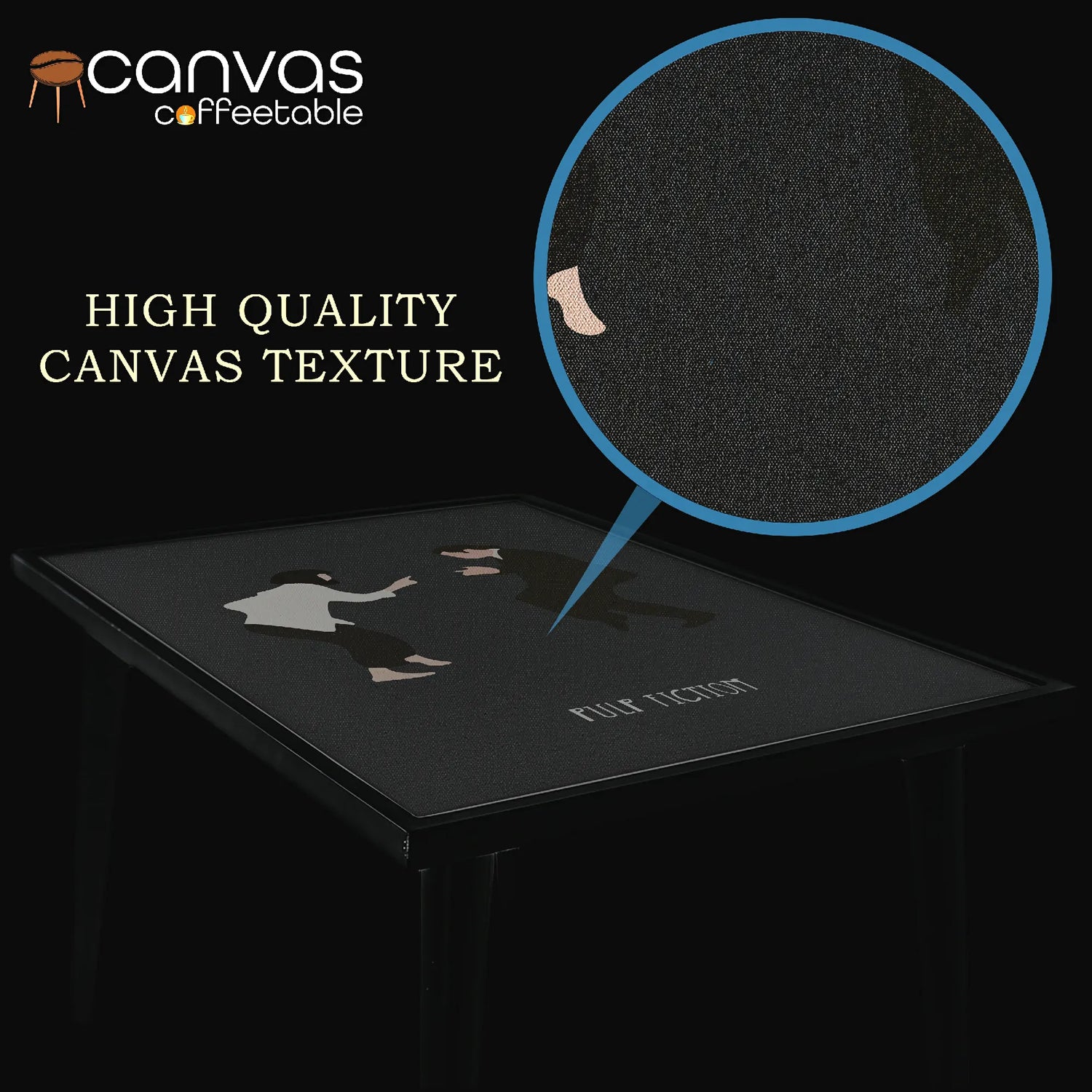 Pulp Fiction – Twist Royale" Canvas Coffee Table