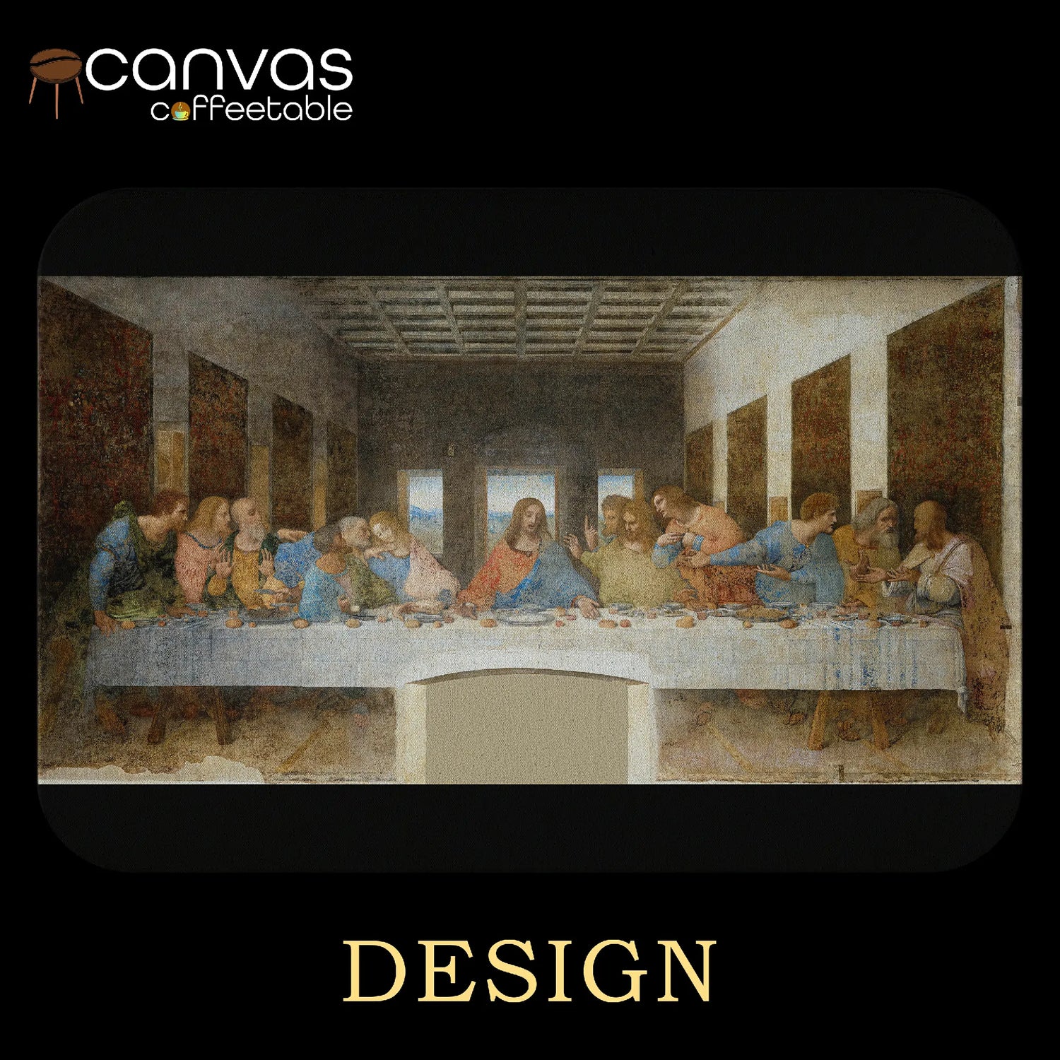 The Last Supper – Da Vinci Canvas Coffee Table