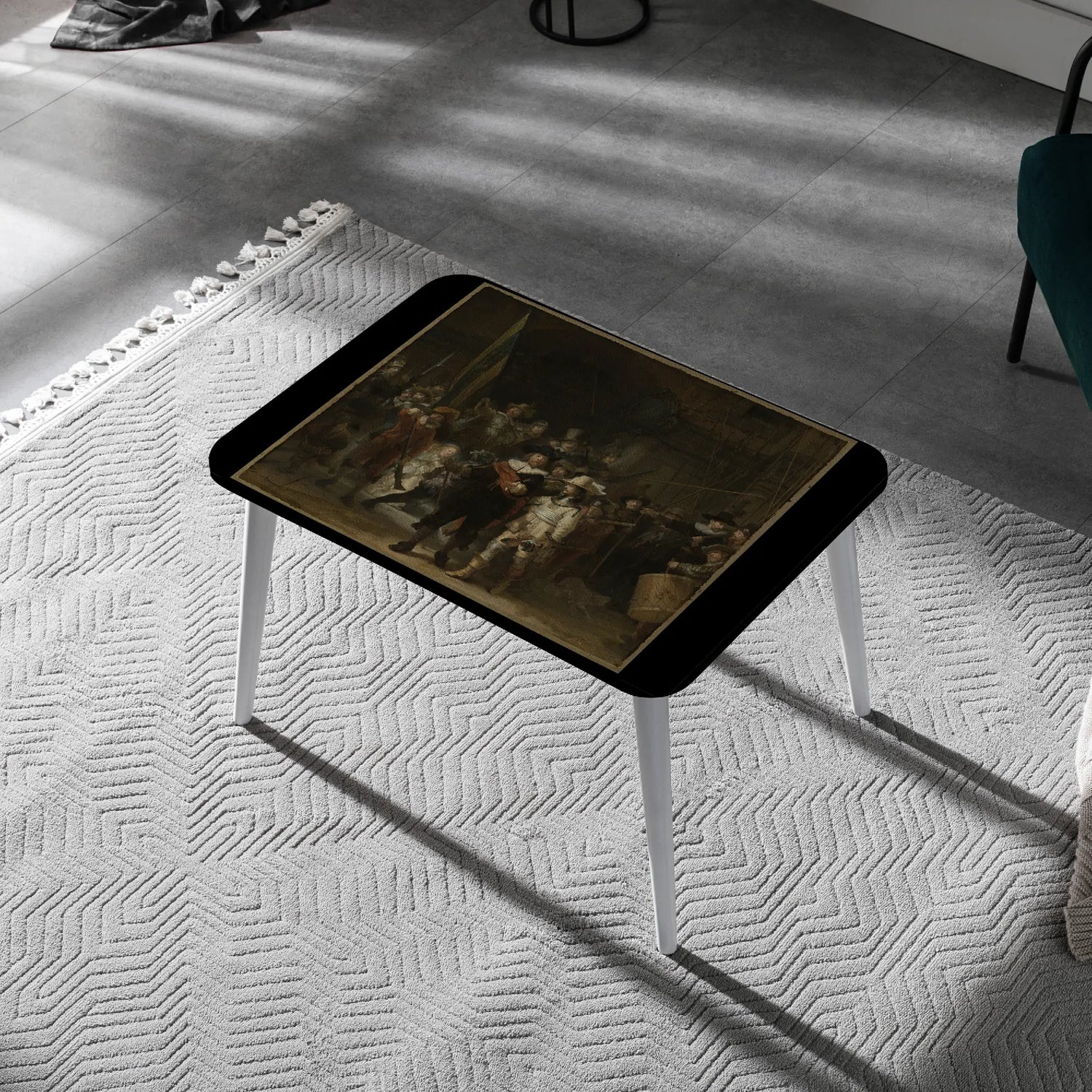The Night Watch Canvas Coffee Table