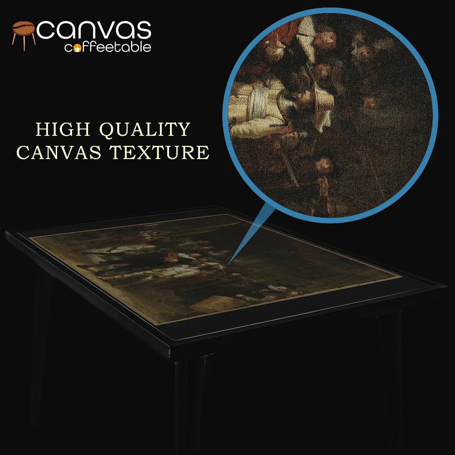 The Night Watch Canvas Coffee Table
