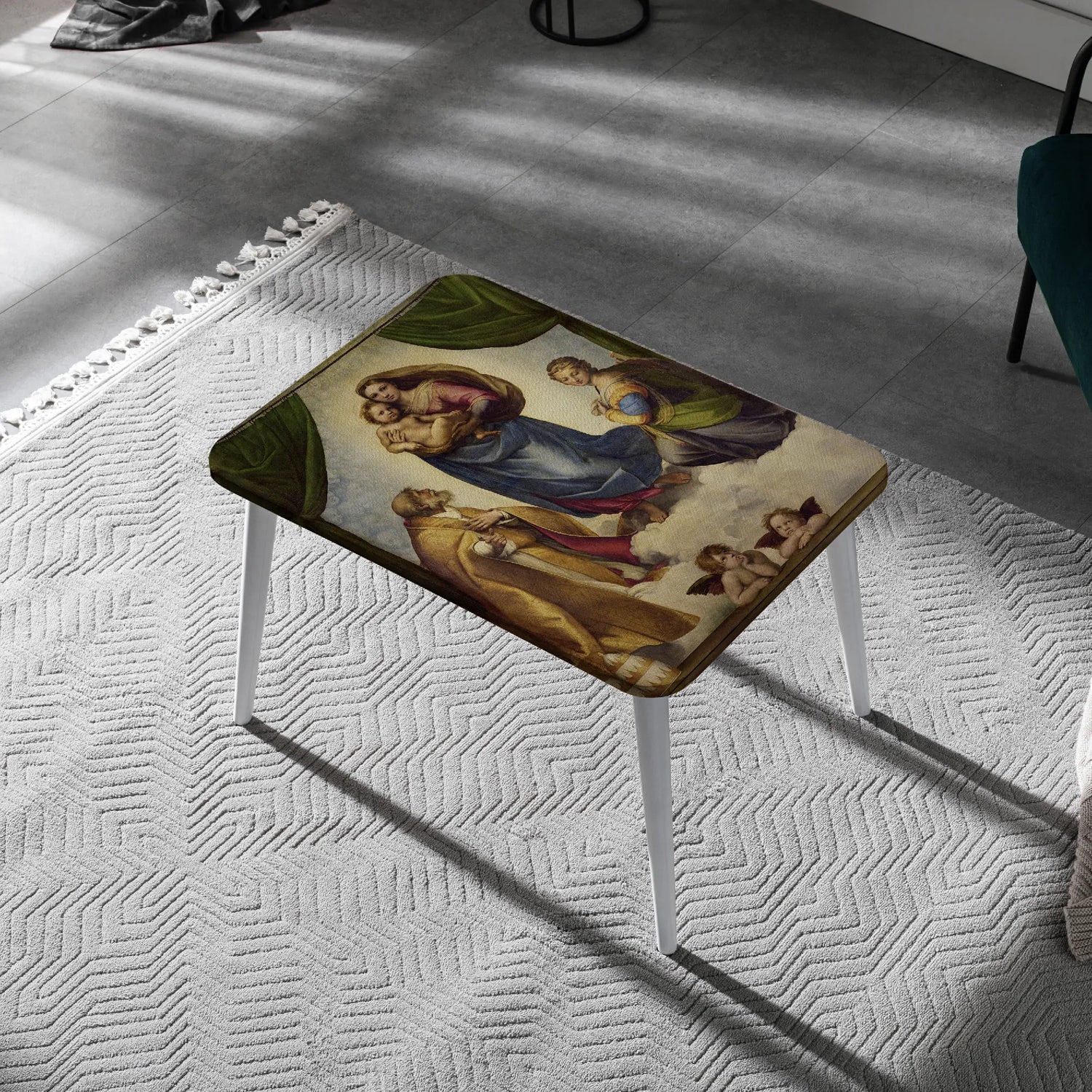 Raphael’s “Sistine Madonna” Canvas Coffee Table