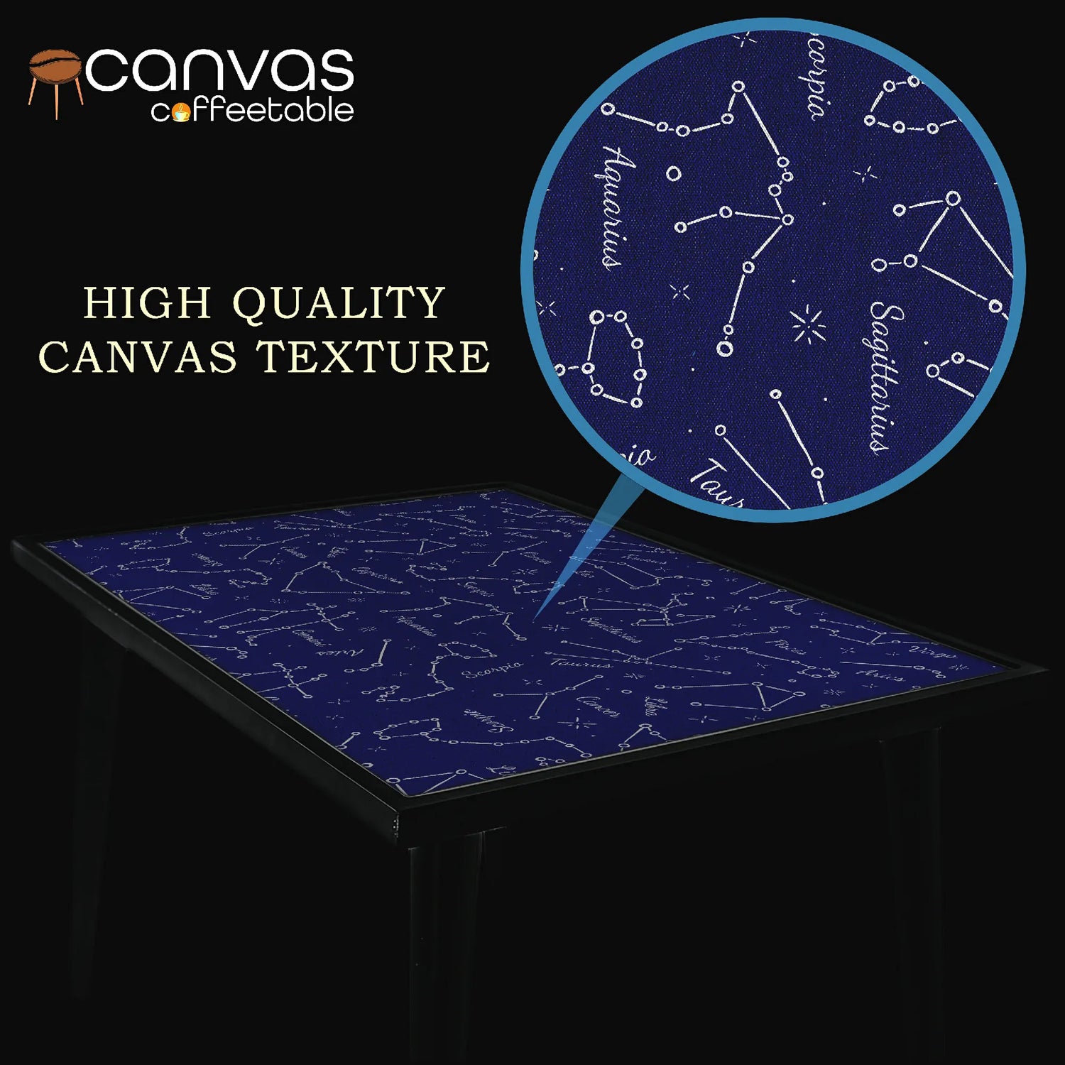Zodiac Vibes for Your Space – Constellation Canvas Coffee Table